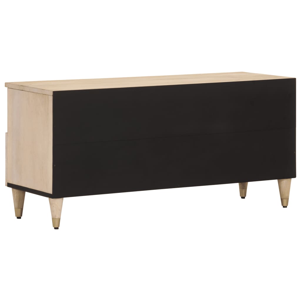 vidaXL TV Cabinet 100x33x46 cm Solid Wood Mango