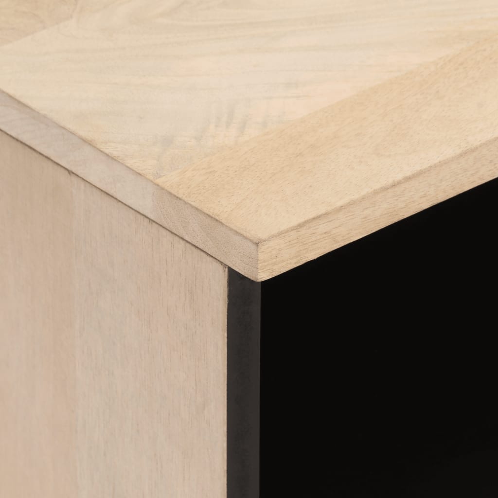 vidaXL TV Cabinet 100x33x46 cm Solid Wood Mango