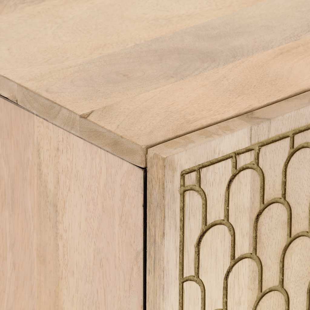 vidaXL Bathroom Sink Cabinet 62x33x58 cm Solid Wood Mango