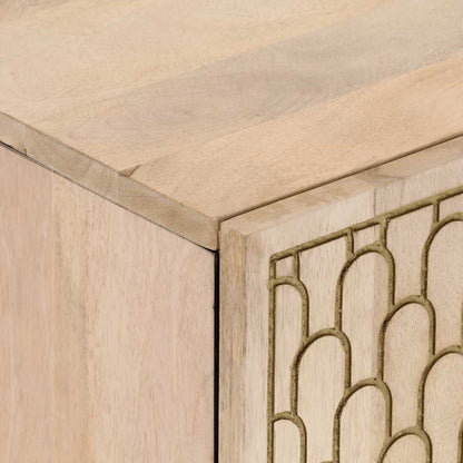 vidaXL Bathroom Sink Cabinet 62x33x58 cm Solid Wood Mango
