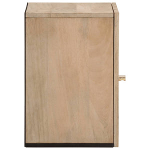 vidaXL Bathroom Wall Cabinet 38x33x48 cm Solid Wood Mango