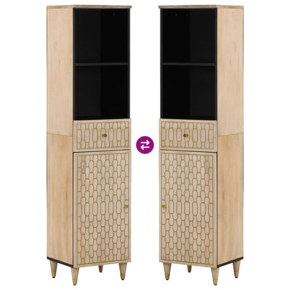 vidaXL Bathroom Cabinet 38x33x160 cm Solid Wood Mango