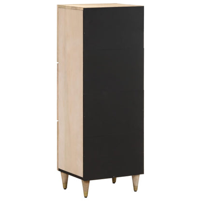 vidaXL Highboard 40x33x110 cm Solid Wood Mango