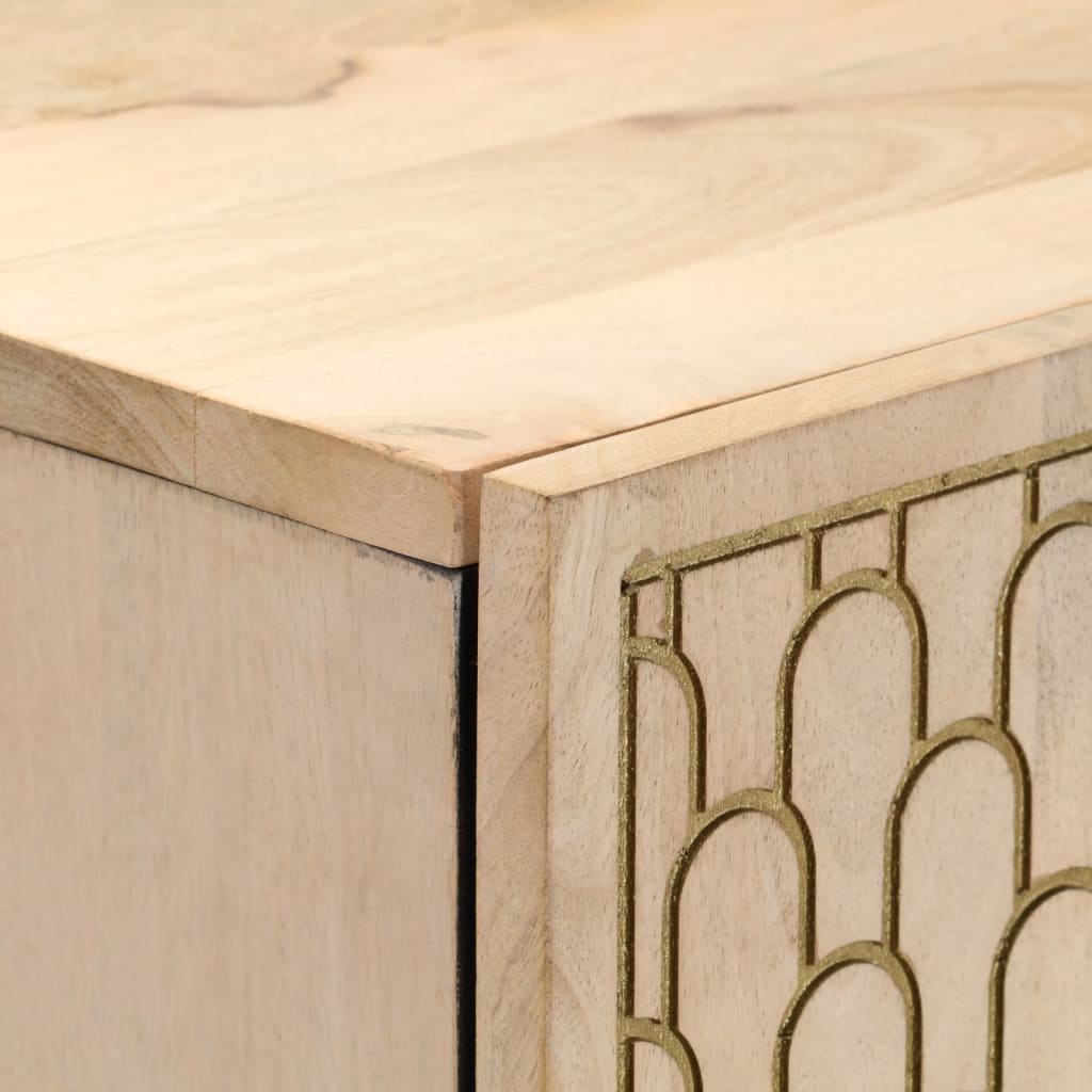 vidaXL Highboard 40x33x110 cm Solid Wood Mango