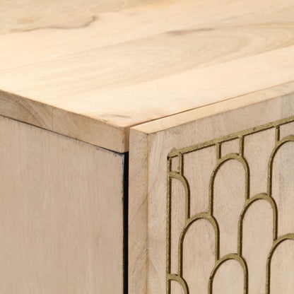 vidaXL Highboard 40x33x110 cm Solid Wood Mango