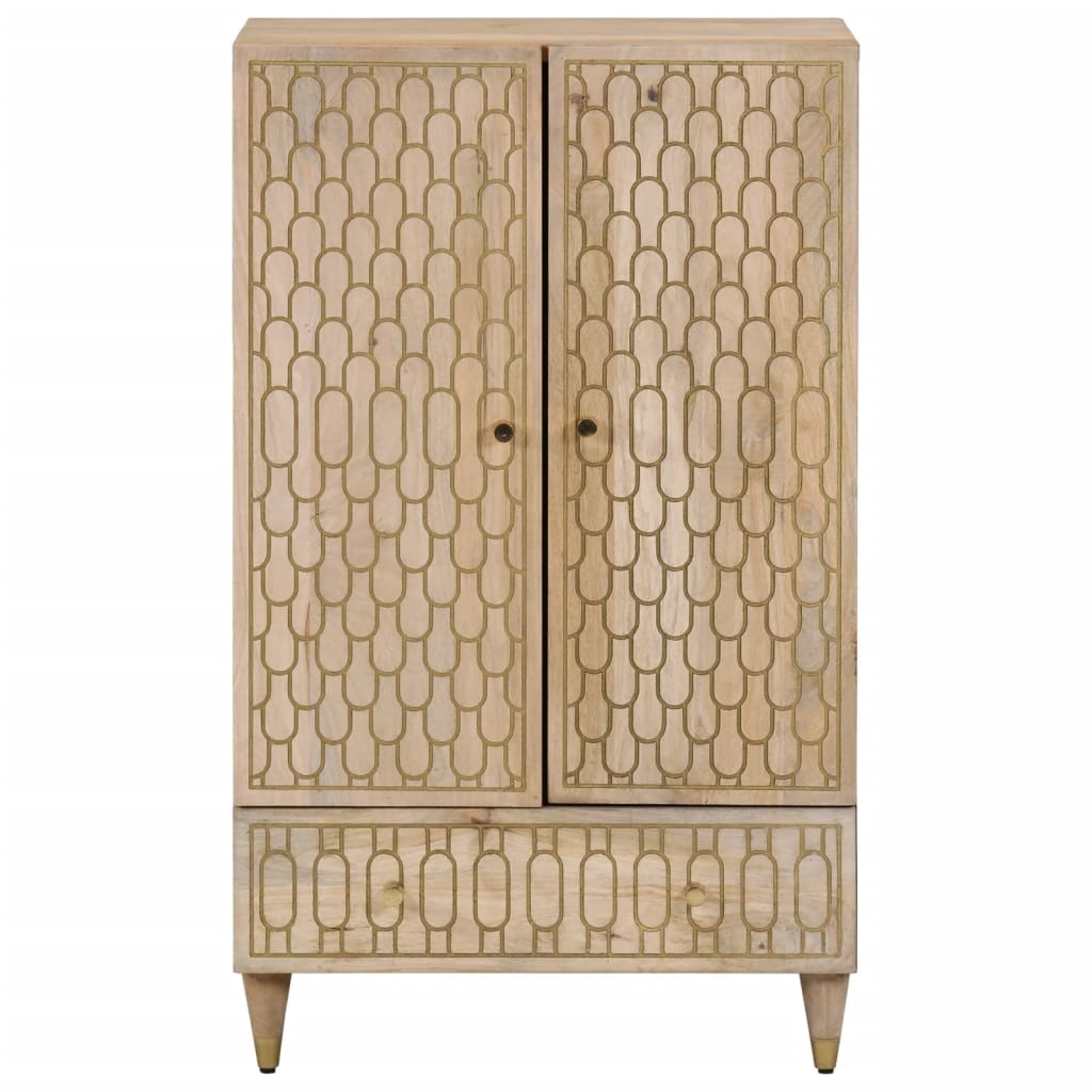 vidaXL Highboard 60x33x100 cm Solid Wood Mango
