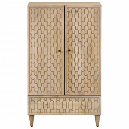 vidaXL Highboard 60x33x100 cm Solid Wood Mango