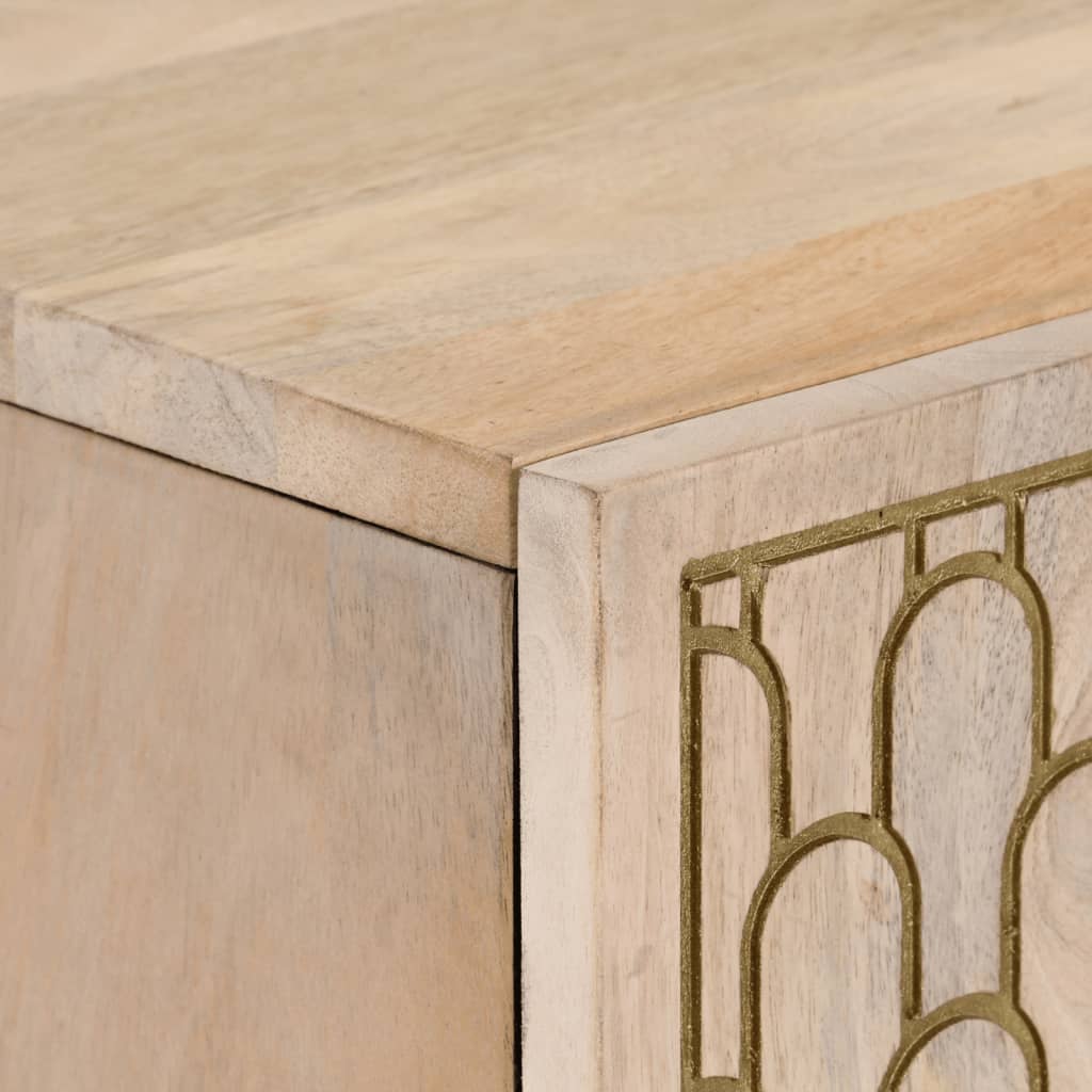 vidaXL Highboard 60x33x100 cm Solid Wood Mango