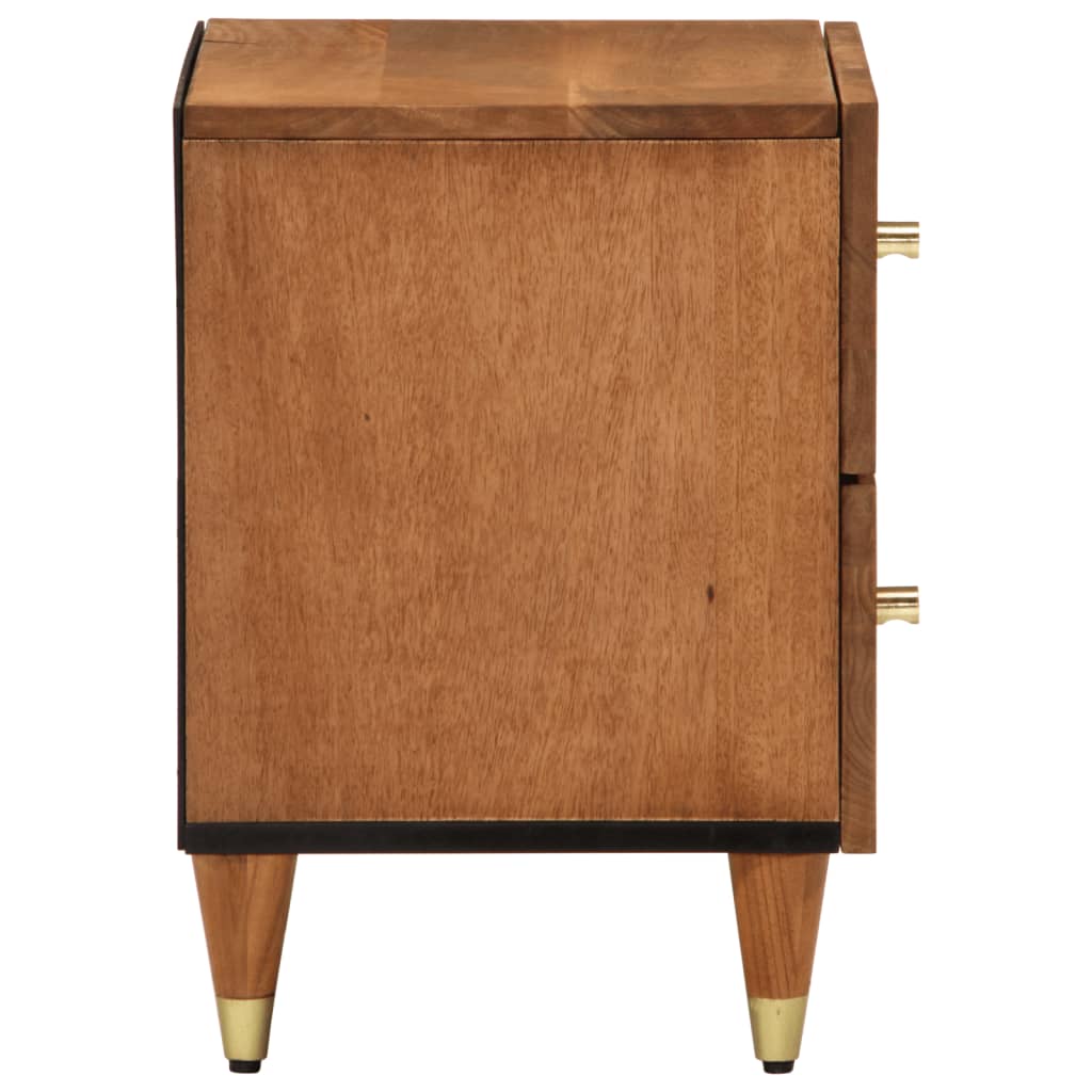 vidaXL Bedside Cabinet 40x33x46 cm Solid Wood Mango