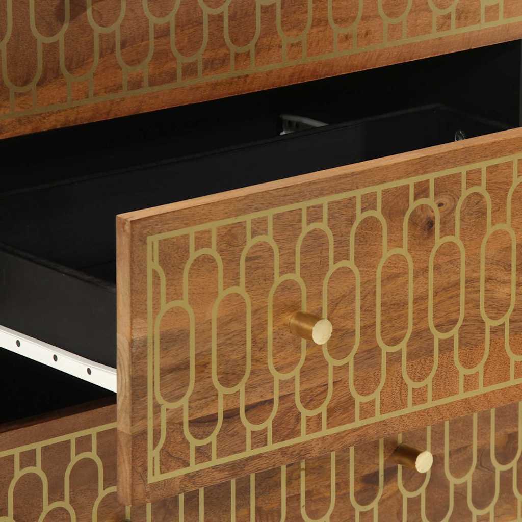 vidaXL Side Cabinet 60x33x75 cm Solid Wood Mango