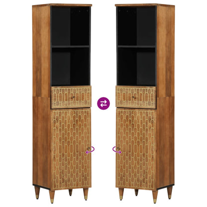 vidaXL Bathroom Cabinet 38x33x160 cm Solid Wood Mango