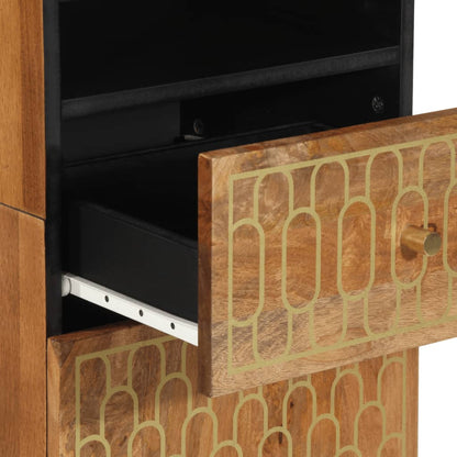 vidaXL Bathroom Cabinet 38x33x160 cm Solid Wood Mango