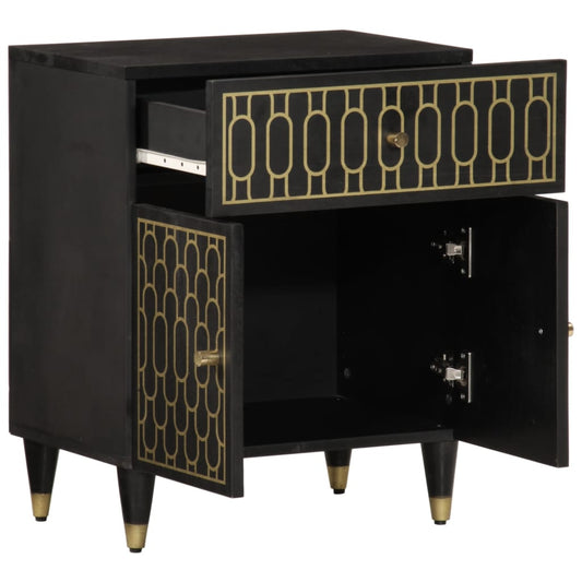 vidaXL Bedside Cabinet 50x33x60 cm Solid Wood Mango