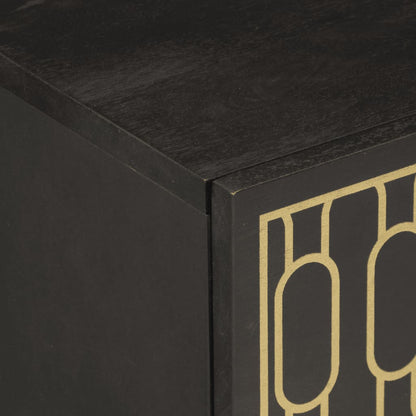 vidaXL Bedside Cabinet 50x33x60 cm Solid Wood Mango