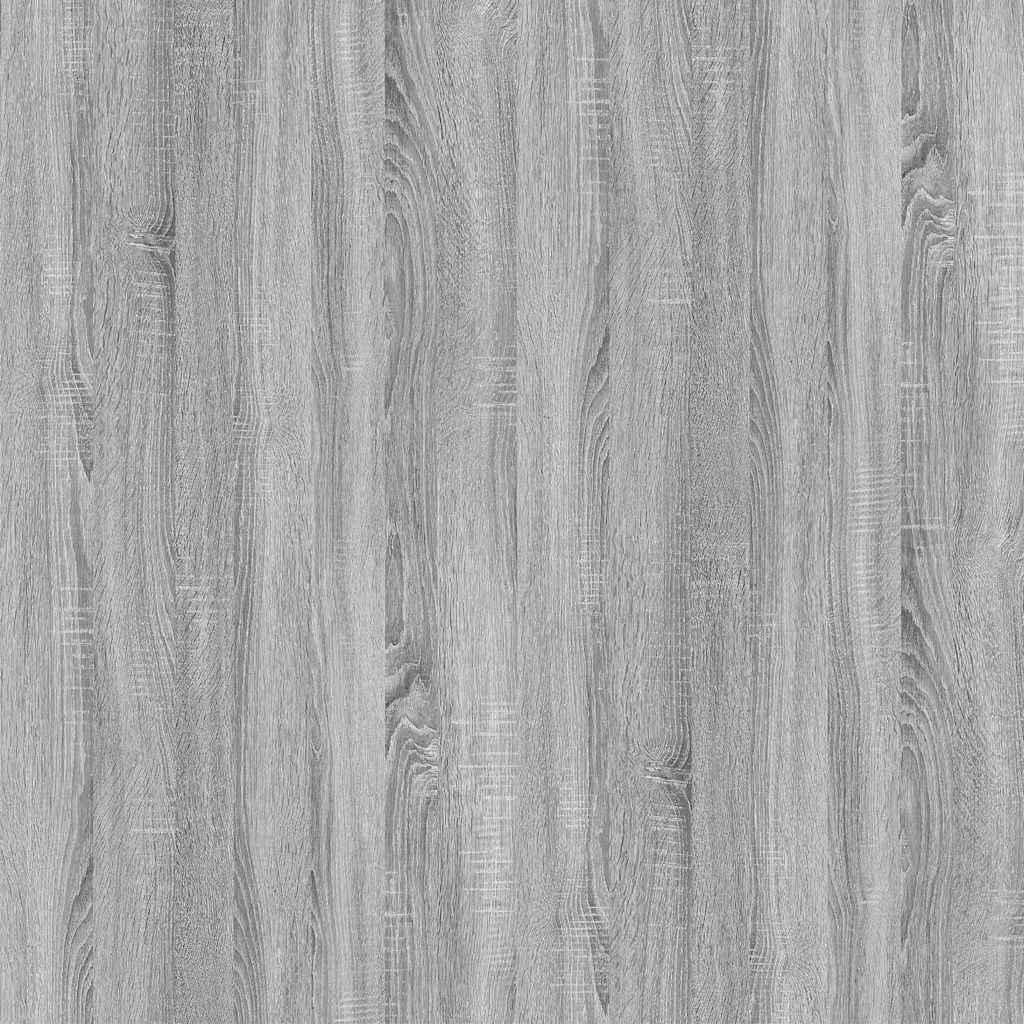 vidaXL 2 Piece Bathroom Furniture Set Grey Sonoma Engineered Wood