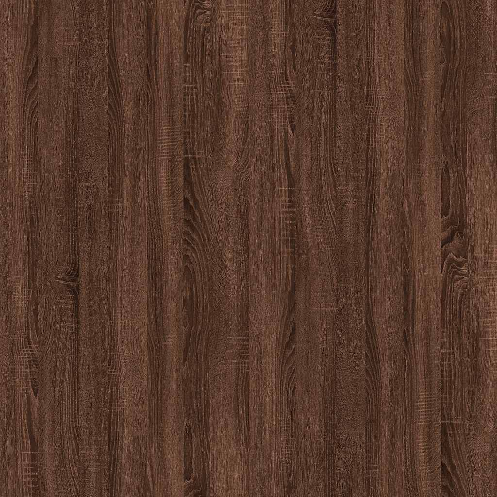 vidaXL 2 Piece Bathroom Furniture Set Brown Oak Engineered Wood