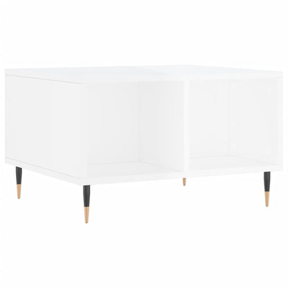 vidaXL Coffee Table High Gloss White 60x50x36,5 cm Engineered Wood