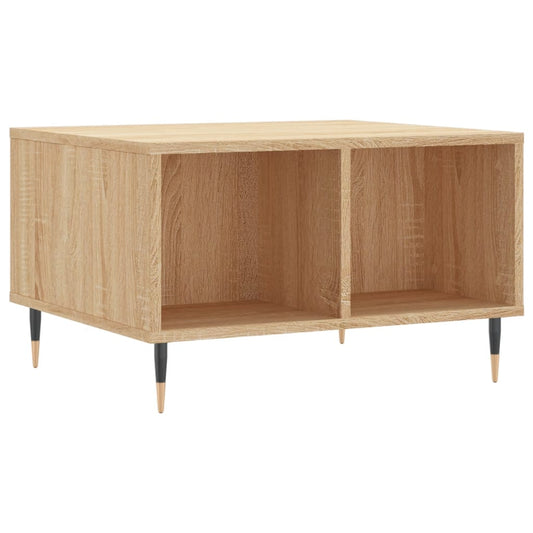 vidaXL Coffee Table | Sonoma oak | Engineered wood, metal | Medium