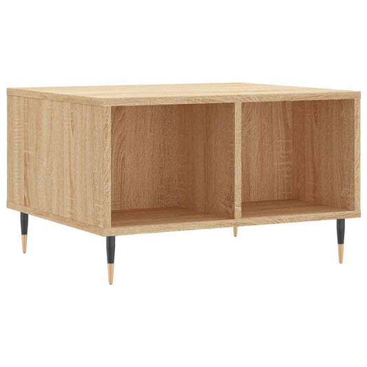 vidaXL Coffee Table Sonoma Oak 60x50x36,5 cm Engineered Wood
