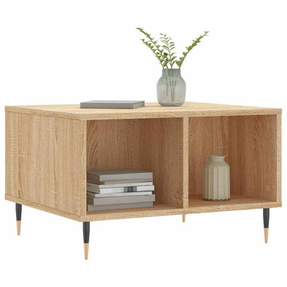 vidaXL Coffee Table Sonoma Oak 60x50x36,5 cm Engineered Wood