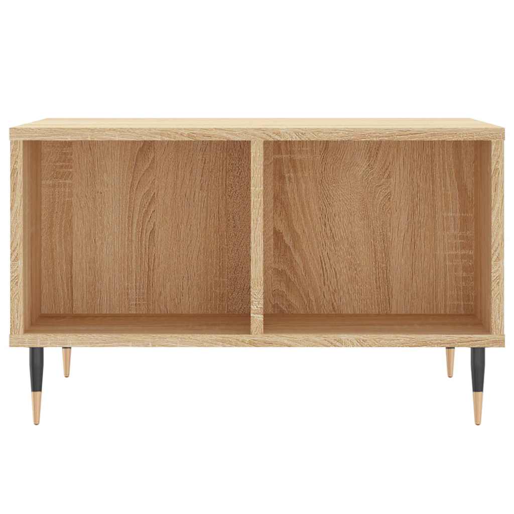 vidaXL Coffee Table Sonoma Oak 60x50x36,5 cm Engineered Wood