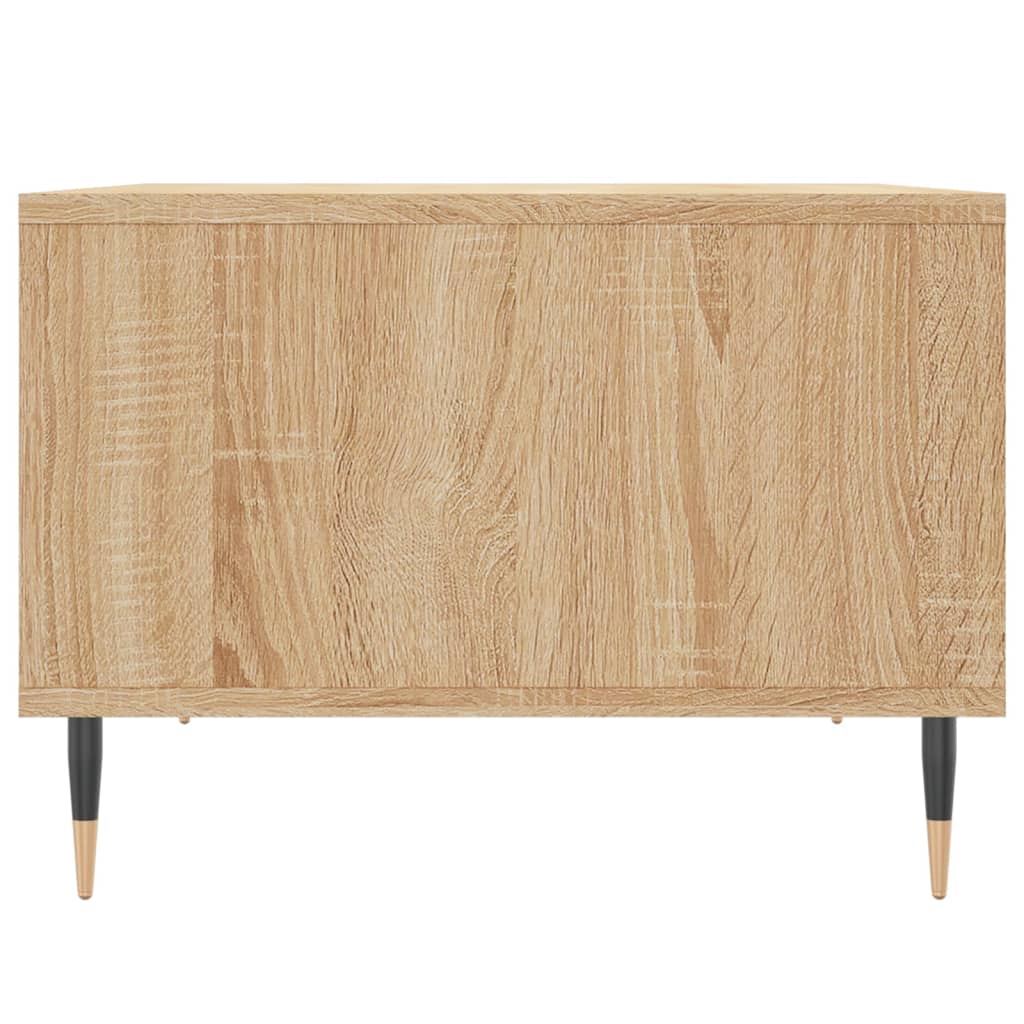 vidaXL Coffee Table | Sonoma oak | Engineered wood, metal | Medium