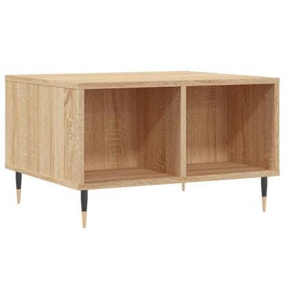 vidaXL Coffee Table | Sonoma oak | Engineered wood, metal | Medium
