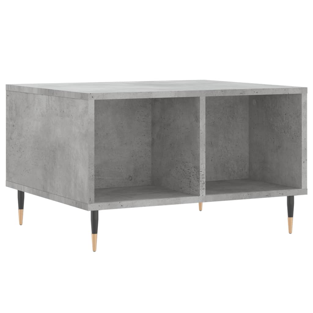vidaXL Coffee Table Concrete Grey 60x50x36,5 cm Engineered Wood