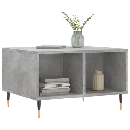 vidaXL Coffee Table Concrete Grey 60x50x36.5 cm Engineered Wood