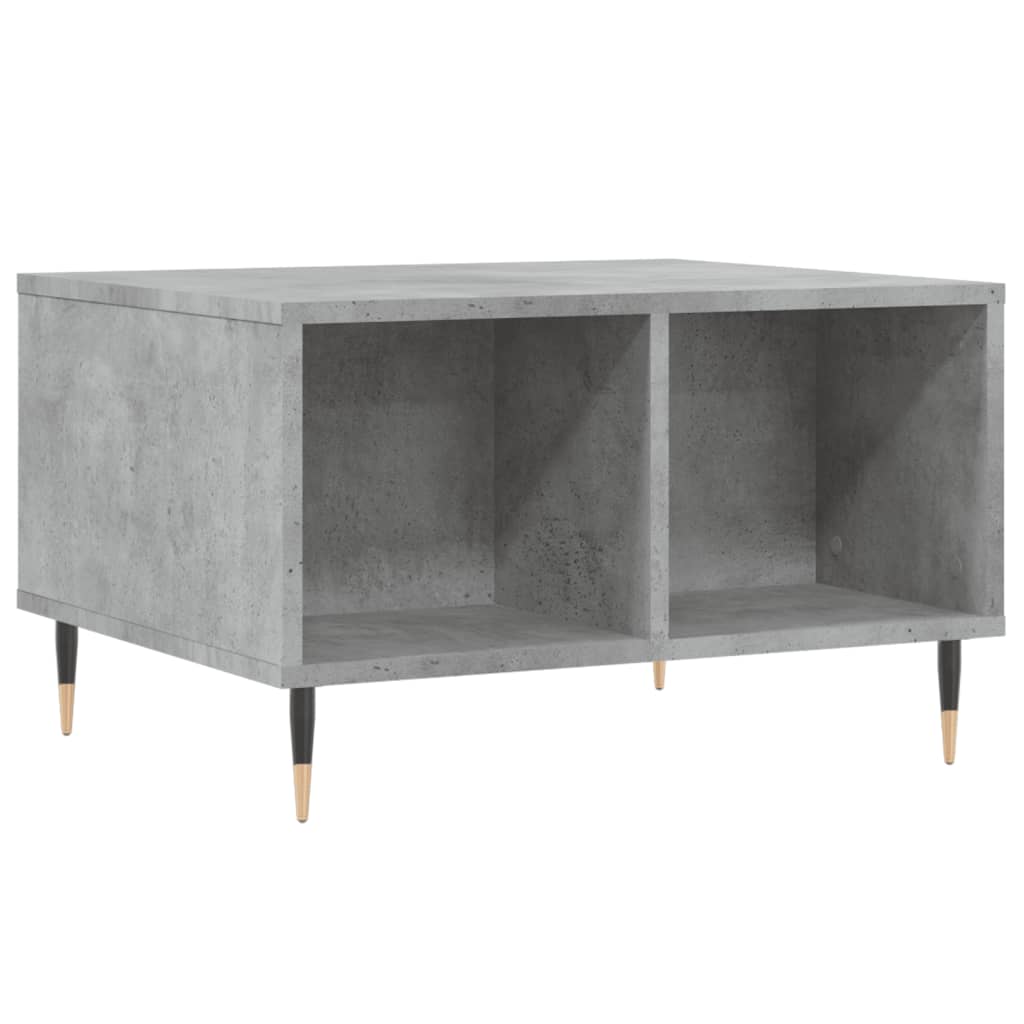 vidaXL Coffee Table Concrete Grey 60x50x36,5 cm Engineered Wood