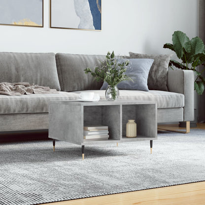 vidaXL Coffee Table Concrete Grey 60x50x36,5 cm Engineered Wood