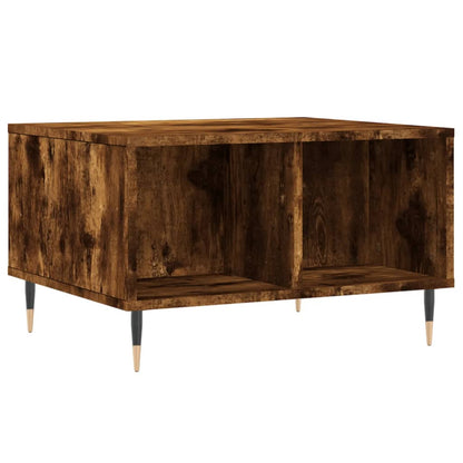 vidaXL Coffee Table Smoked Oak 60x50x36,5 cm Engineered Wood