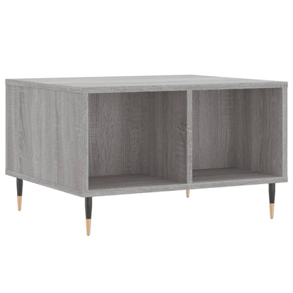 vidaXL Coffee Table Grey Sonoma 60x50x36,5 cm Engineered Wood