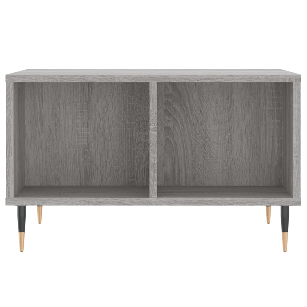 vidaXL Coffee Table Grey Sonoma 60x50x36,5 cm Engineered Wood