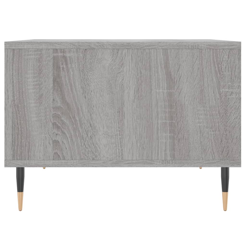 vidaXL Coffee Table Grey Sonoma 60x50x36,5 cm Engineered Wood