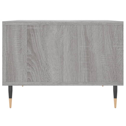 vidaXL Coffee Table Grey Sonoma 60x50x36,5 cm Engineered Wood