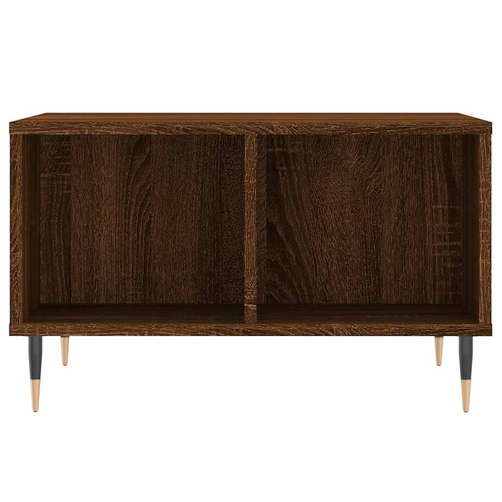 vidaXL Coffee Table Brown Oak 60x50x36,5 cm Engineered Wood