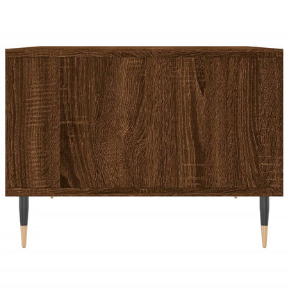 vidaXL Coffee Table | Brown oak | Engineered wood, metal | Small | Coffee Table
