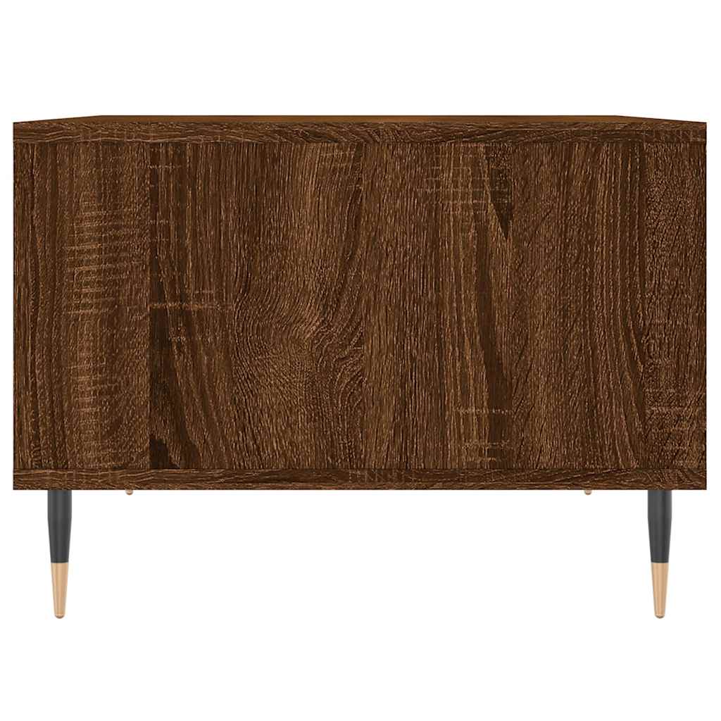 vidaXL Coffee Table Brown Oak 60x50x36,5 cm Engineered Wood