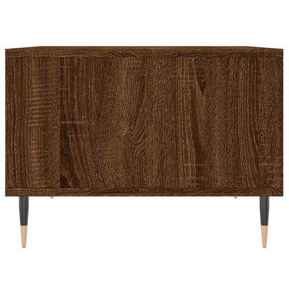 vidaXL Coffee Table Brown Oak 60x50x36,5 cm Engineered Wood