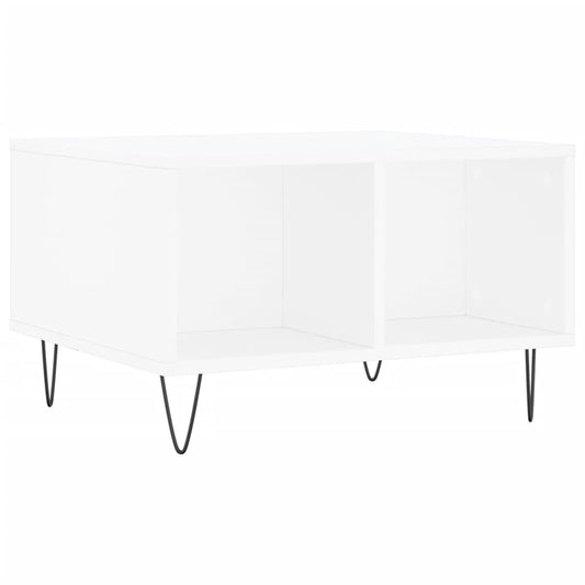 vidaXL Coffee Table White 60x50x36,5 cm Engineered Wood