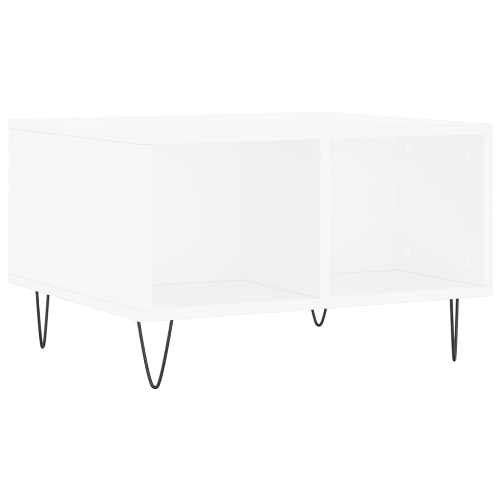 vidaXL Coffee Table White 60x50x36,5 cm Engineered Wood