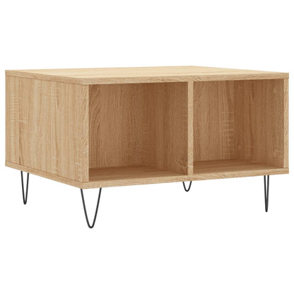 vidaXL Coffee Table Sonoma Oak 60x50x36,5 cm Engineered Wood