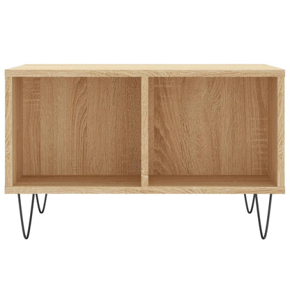 vidaXL Coffee Table Sonoma Oak 60x50x36,5 cm Engineered Wood