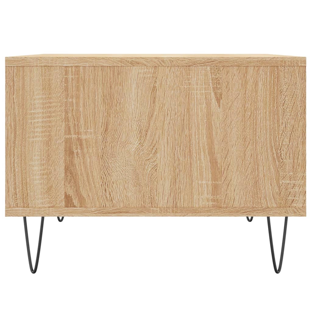 vidaXL Coffee Table Sonoma Oak 60x50x36,5 cm Engineered Wood