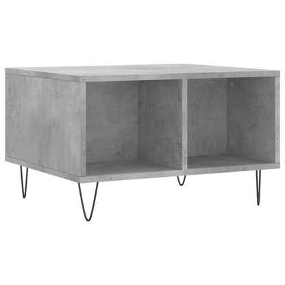 vidaXL Coffee Table Concrete Grey 60x50x36,5 cm Engineered Wood