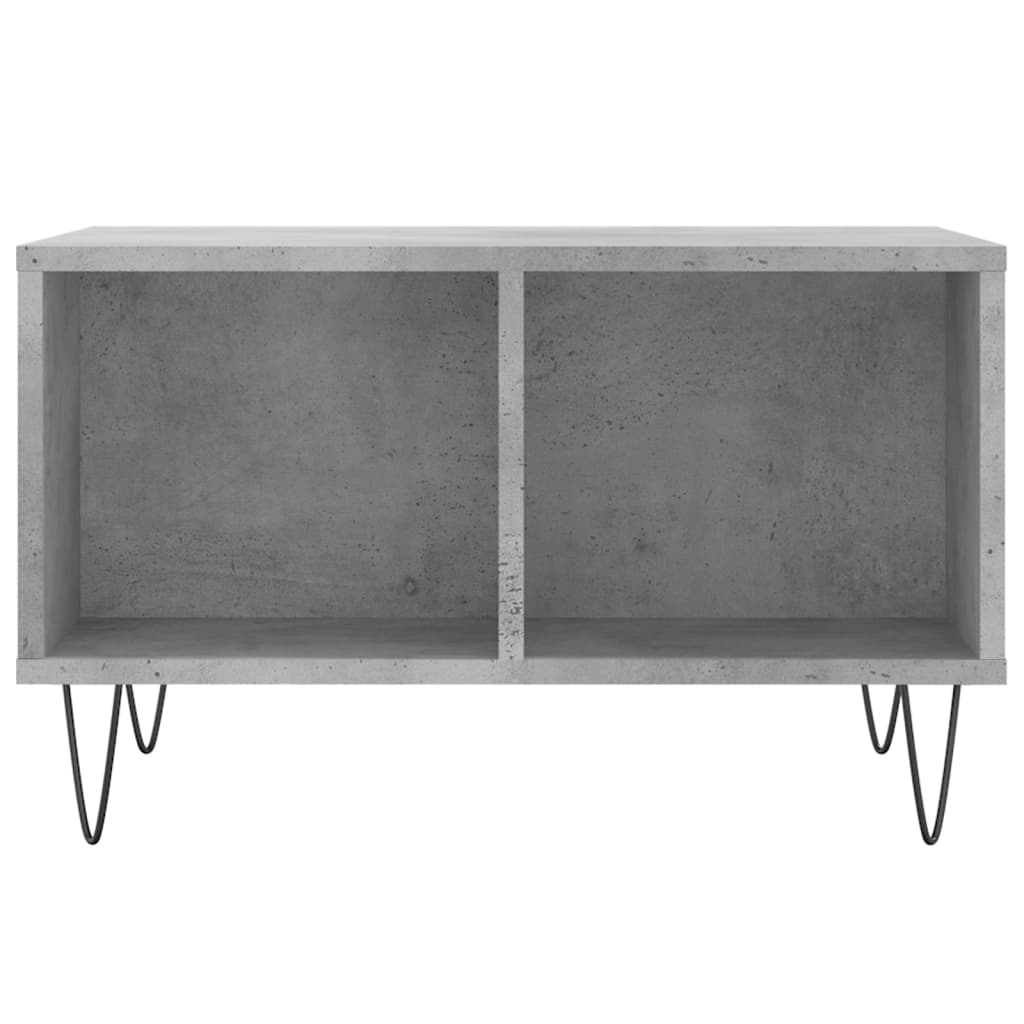 vidaXL Coffee Table Concrete Grey 60x50x36,5 cm Engineered Wood