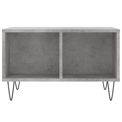 vidaXL Coffee Table Concrete Grey 60x50x36,5 cm Engineered Wood