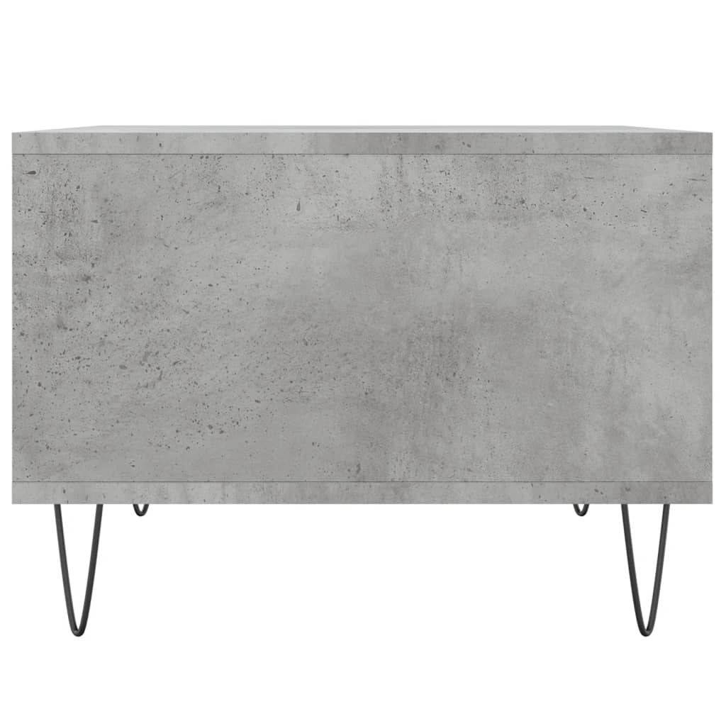 vidaXL Coffee Table Concrete Grey 60x50x36,5 cm Engineered Wood