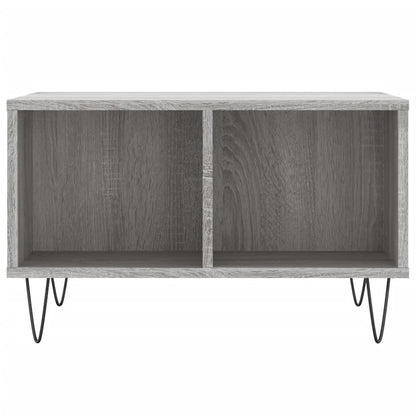 vidaXL Coffee Table Grey Sonoma 60x50x36,5 cm Engineered Wood